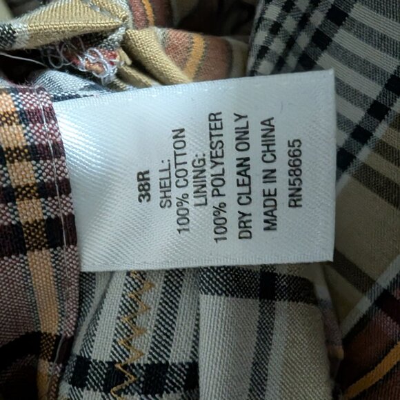 Mens Size 38R Contempory Fit Unstructured Blazer - Picture 3 of 3